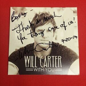 Will Carter With You CD Signed Radio Promotion CD
